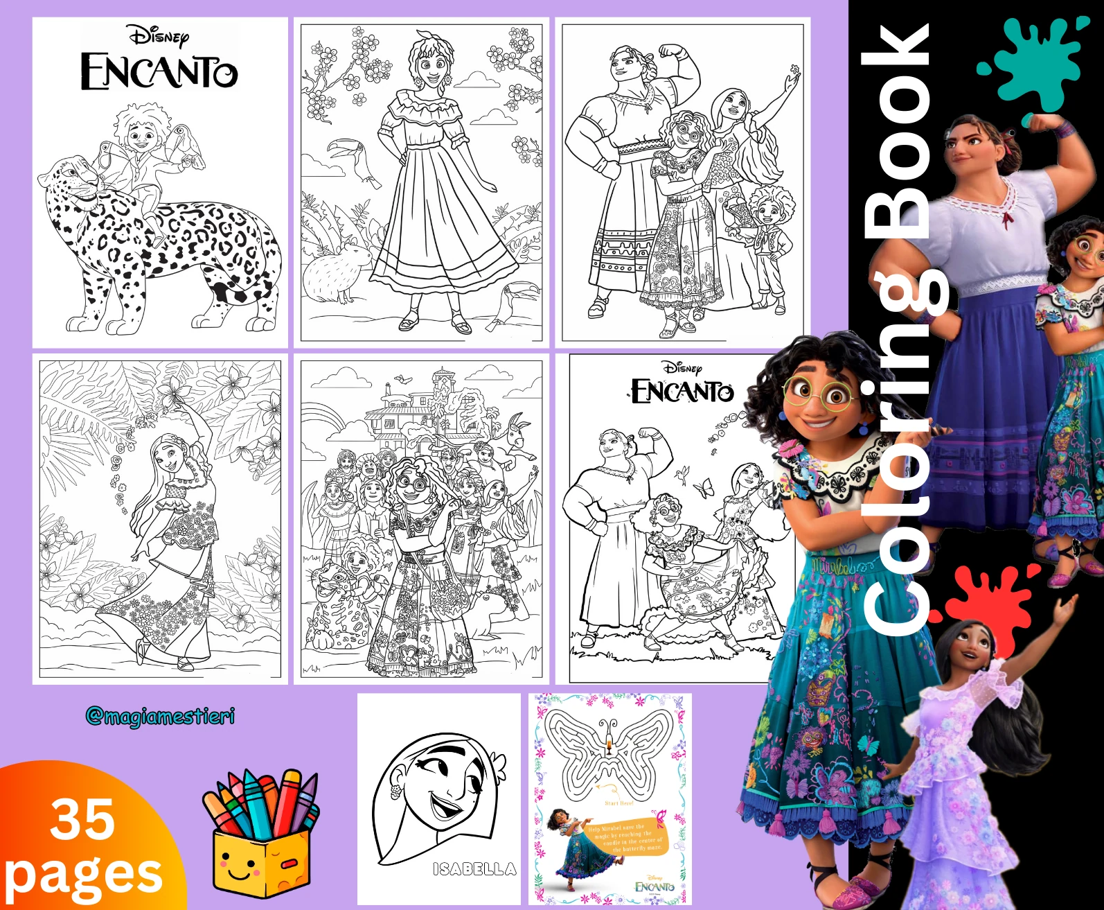 Encanto Coloring Pages