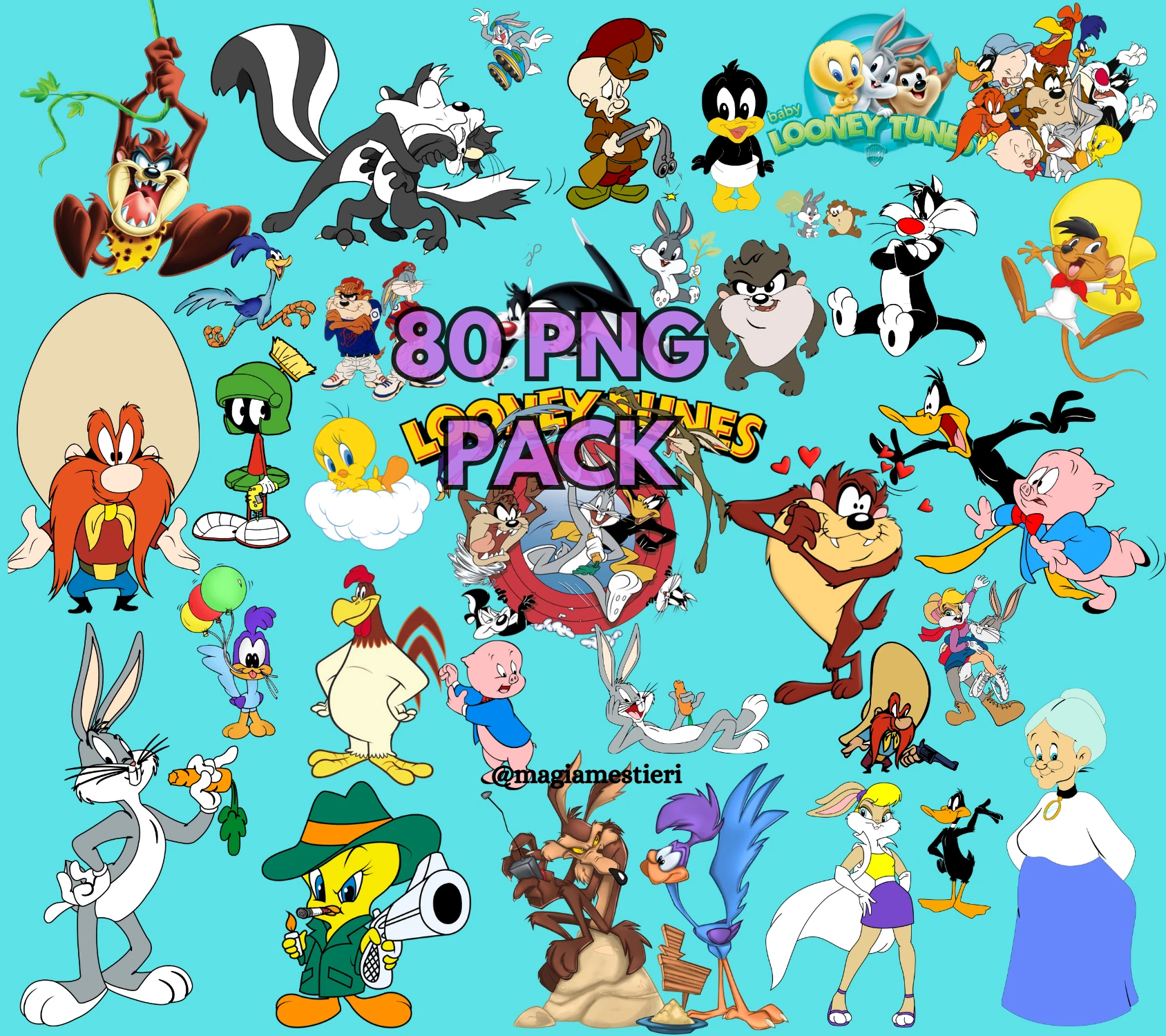 Looney Tunes PNG Bundle